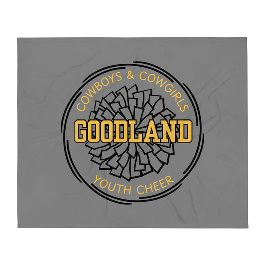 Throw Blanket | Goodland Youth Cheer | Crest Logo
