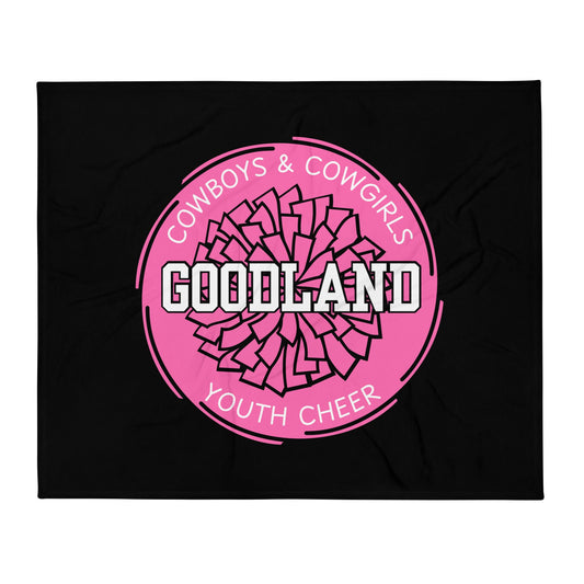 Throw Blanket | Goodland Youth Cheer | Vanguard Logo