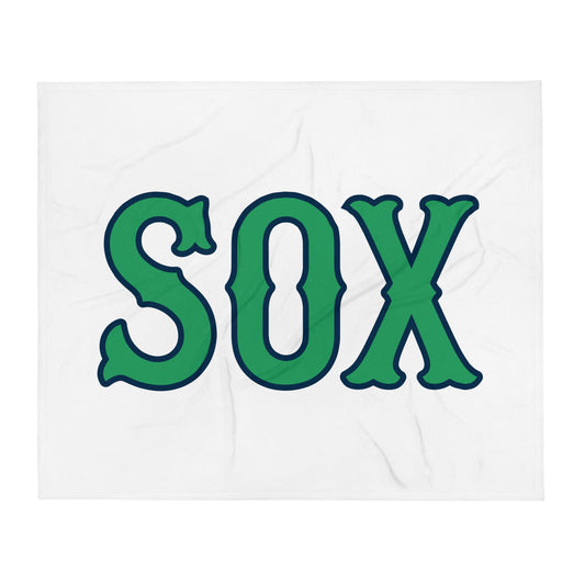 Throw Blanket | Greenville Sox | Emblem Logo