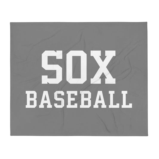 Throw Blanket | Greenville Sox | Lettermark Logo