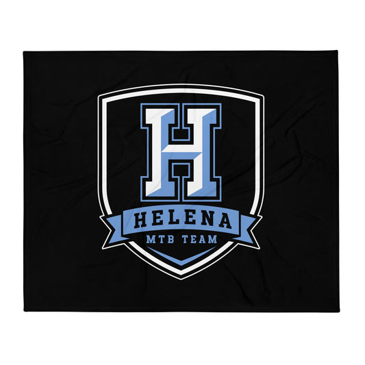 Throw Blanket | Helena MTB Team | Vanguard Logo