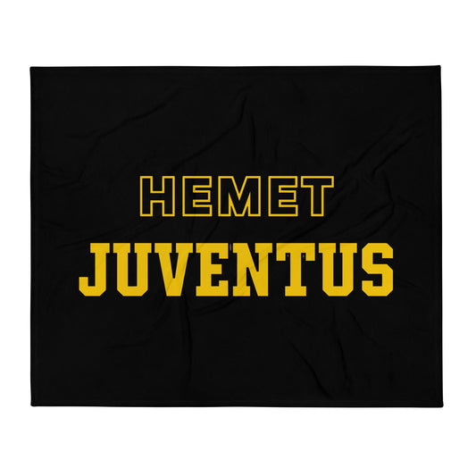 Throw Blanket | Hemet Juventus | Modern Script Logo