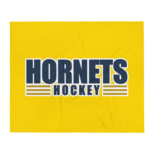 Throw Blanket | HORNETS | Modern Script Logo