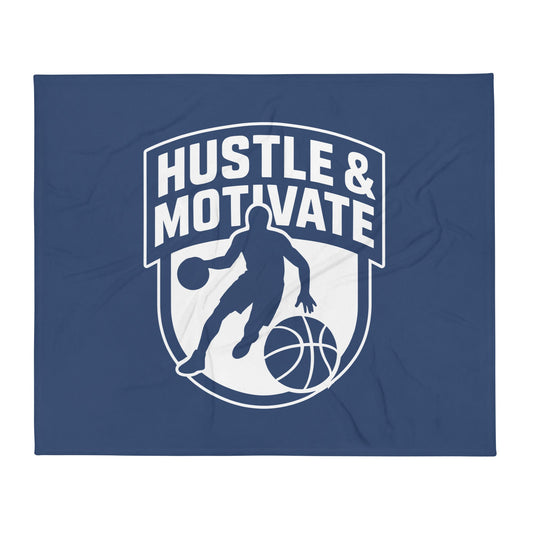 Throw Blanket | Hustle and Motivate Basketball