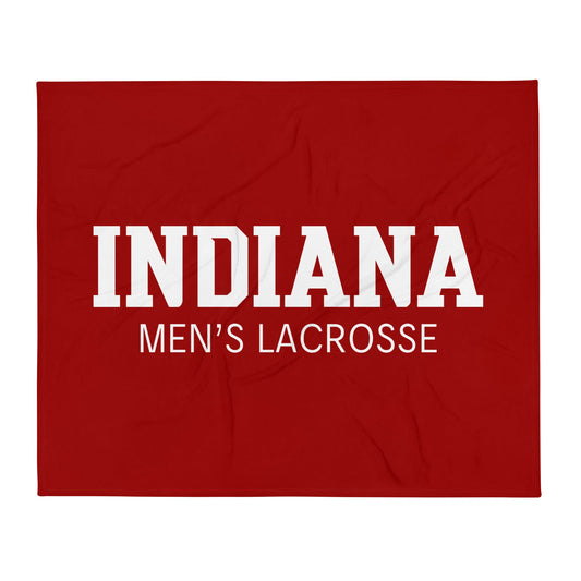 Throw Blanket | Indiana University Lacrosse