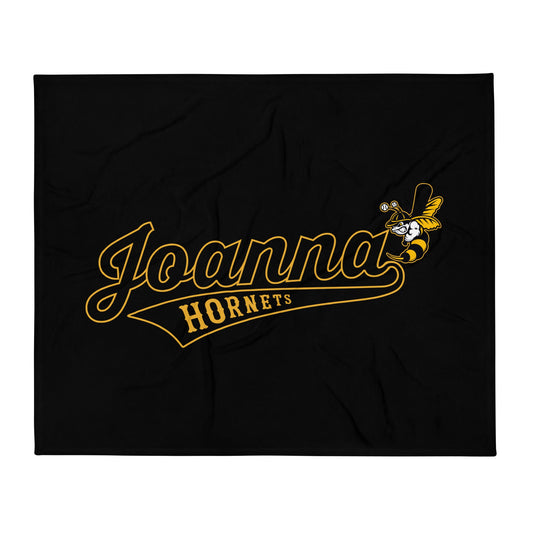 Throw Blanket | Joanna Hornets | Script Logo