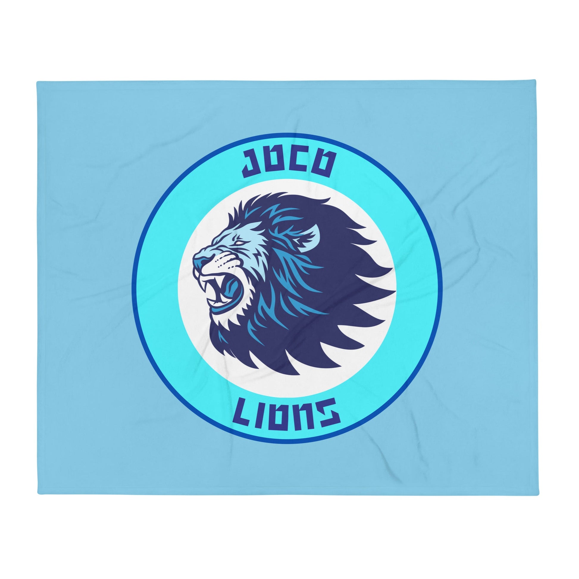 Throw Blanket | JoCo Lions | Badge Logo