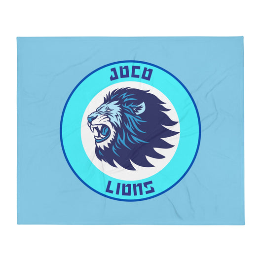 Throw Blanket | JoCo Lions | Badge Logo