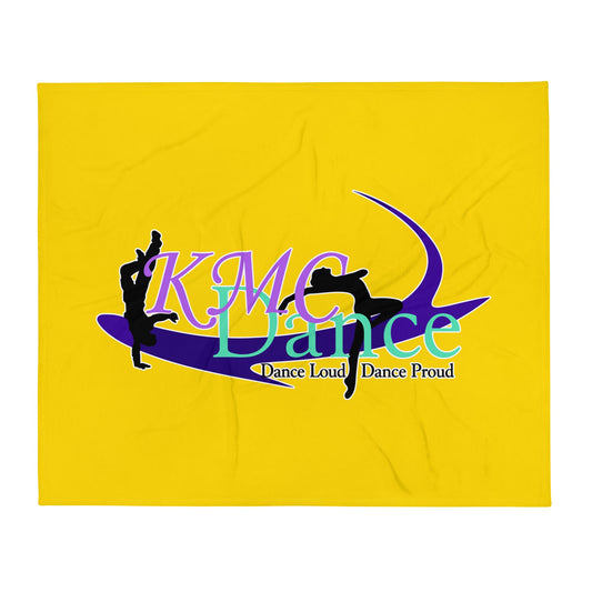 Throw Blanket | KMC Dance & Gymnastics | Emblem Logo
