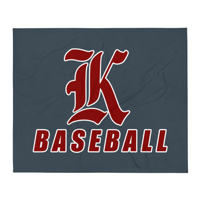Throw Blanket | Kofa Baseball Booster Club | Vanguard Logo