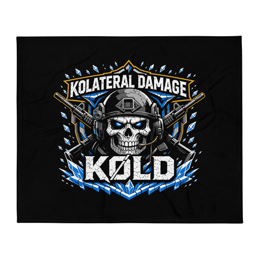 Throw Blanket | Kolateral Damage E-Sports | Emblem Logo