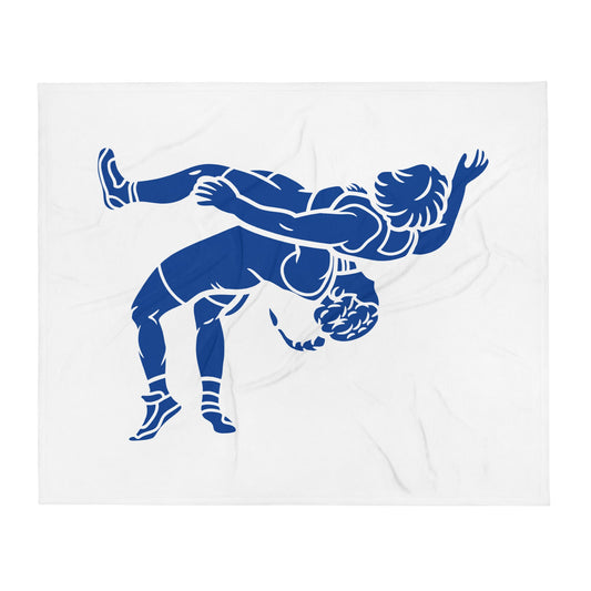 Throw Blanket | Lady Senators Wrestling | Wrestler Logo