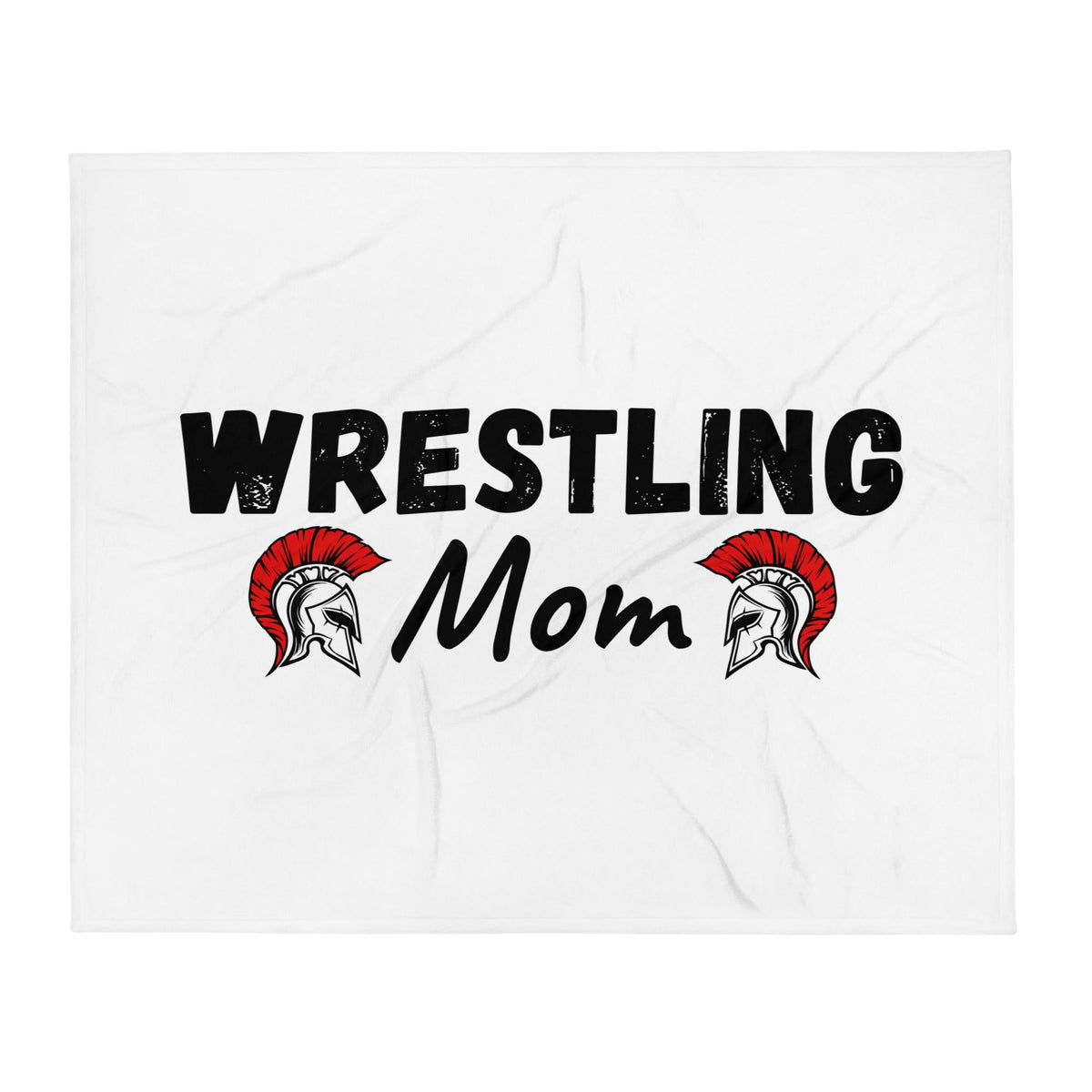 Throw Blanket | Lafayette Warrior Youth Wrestling | Mom Emblem Logo