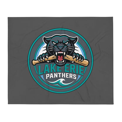 Throw Blanket | Lake-Erie Panthers | Badge Logo