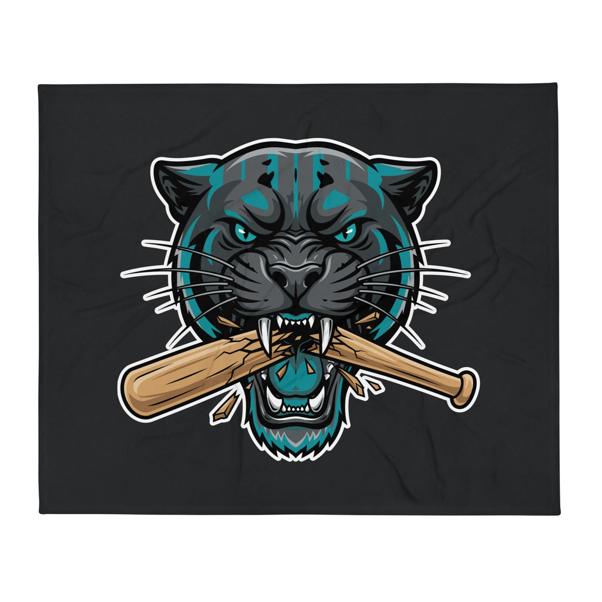 Throw Blanket | Lake-Erie Panthers | Crest Logo
