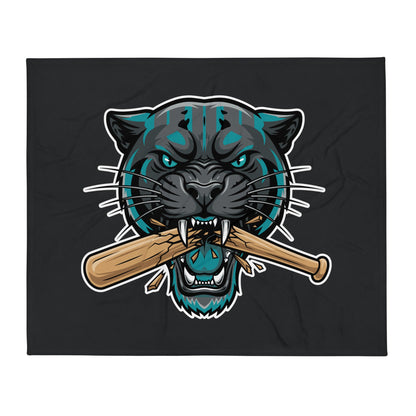 Throw Blanket | Lake-Erie Panthers | Crest Logo
