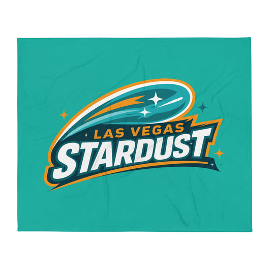 Throw Blanket | Las Vegas Stardust | Galactic Glide Logo