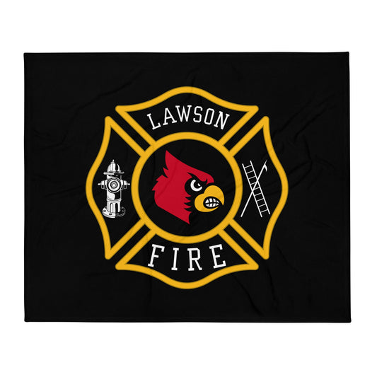 Throw Blanket | Lawson Fire Department | Crest Logo