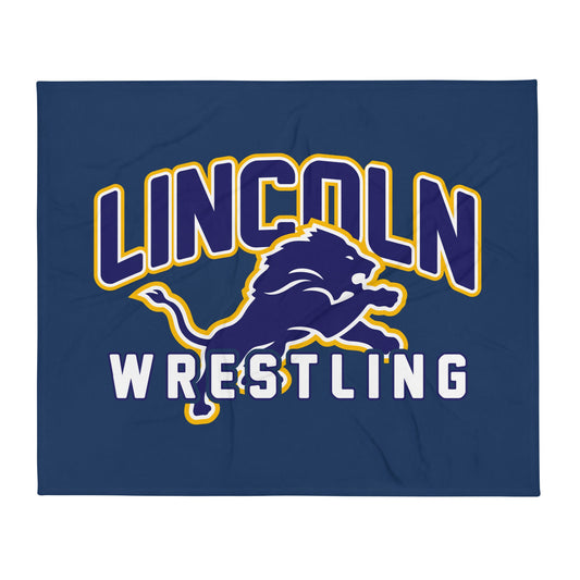 Throw Blanket | Lincoln High School | Crest Logo