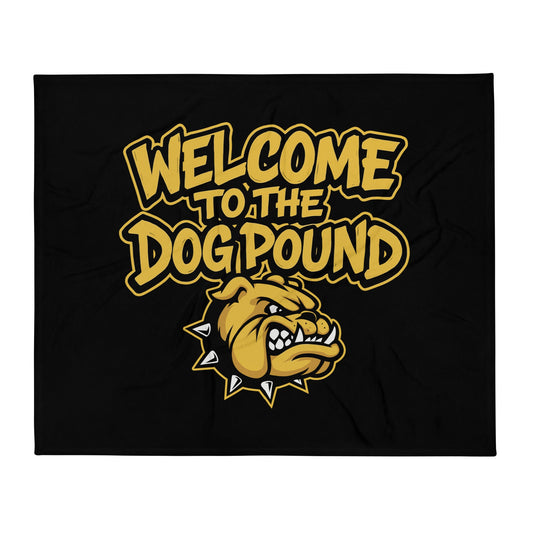 Throw Blanket | LMS Basketball | Dogpound Logo