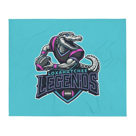 Throw Blanket | Lox Legends | Gator Logo