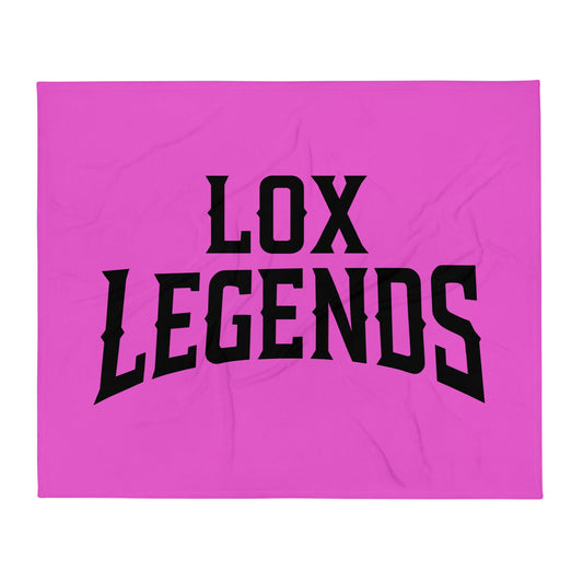 Throw Blanket | Lox Legends | Script Logo