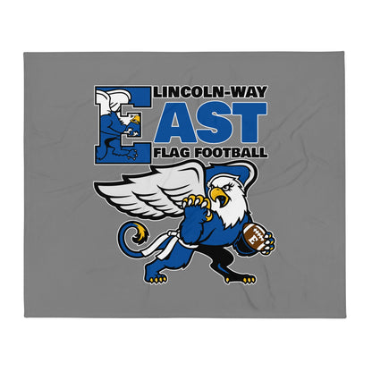 Throw Blanket | LWE Flag Football | Vanguard Logo