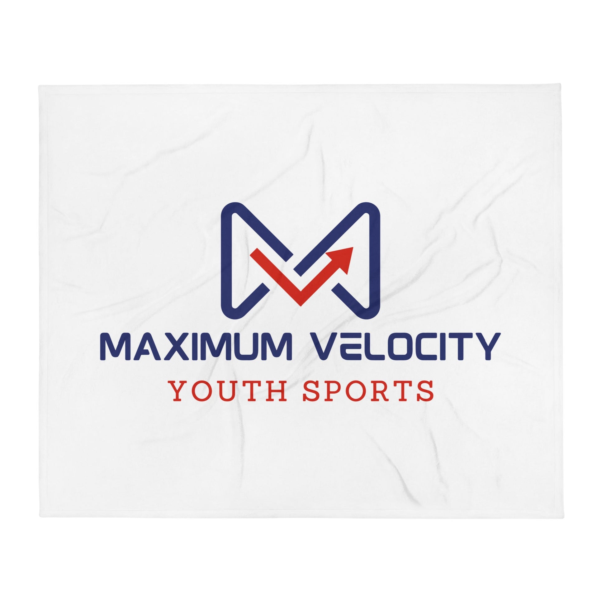 Throw Blanket | Maximum Velocity Youth Sports | Emblem Logo