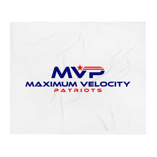 Throw Blanket | Maximum Velocity Youth Sports | Vanguard Logo