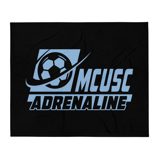 Throw Blanket | MCUSC Adrenaline Girls Soccer