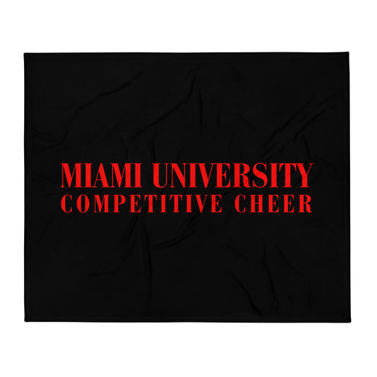 Throw Blanket | Miami University Competitive Cheer Team