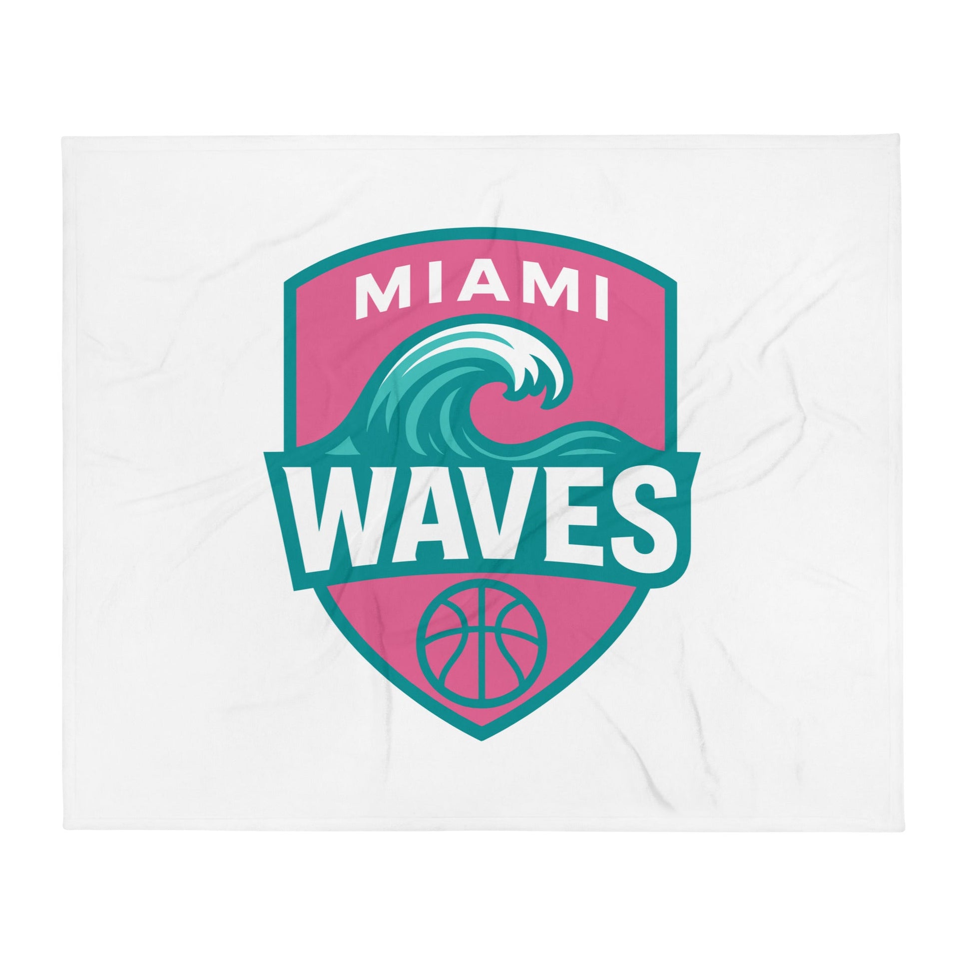 Throw Blanket | Miami Waves | Shield Logo