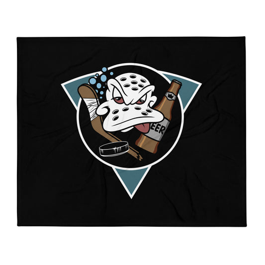 Throw Blanket | Mighty Drunks | Crest Logo