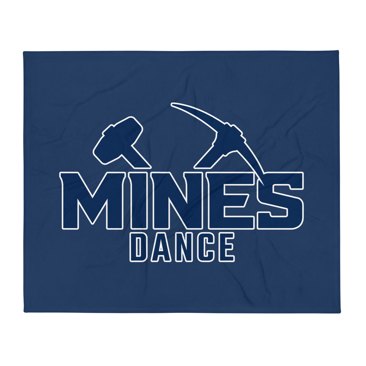 Throw Blanket | Mines Dance Team | Vanguard Logo