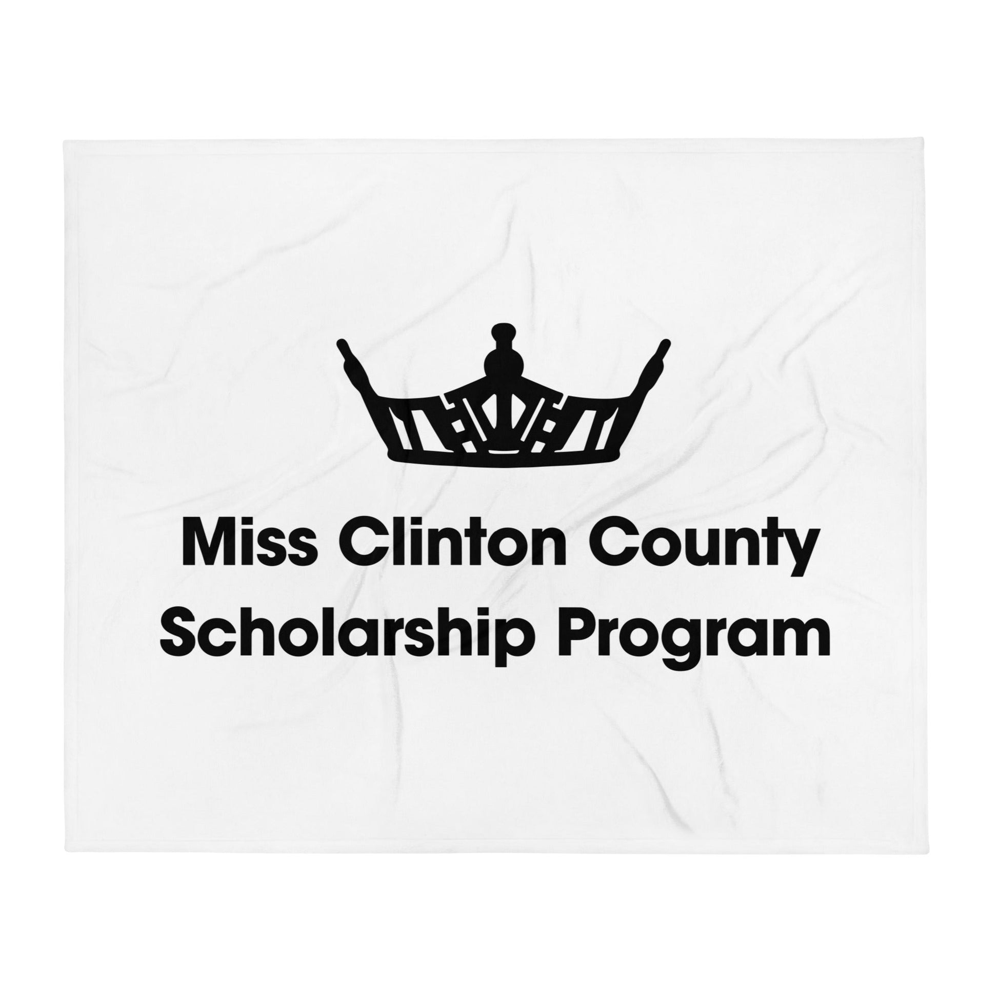 Throw Blanket | Miss Clinton County Scholarship Program