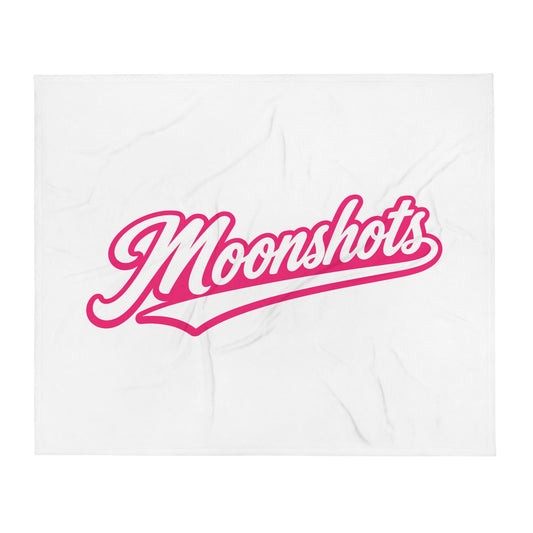 Throw Blanket | Moonshots | Script Logo