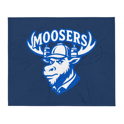 Throw Blanket | Moosers | Mascot Logo