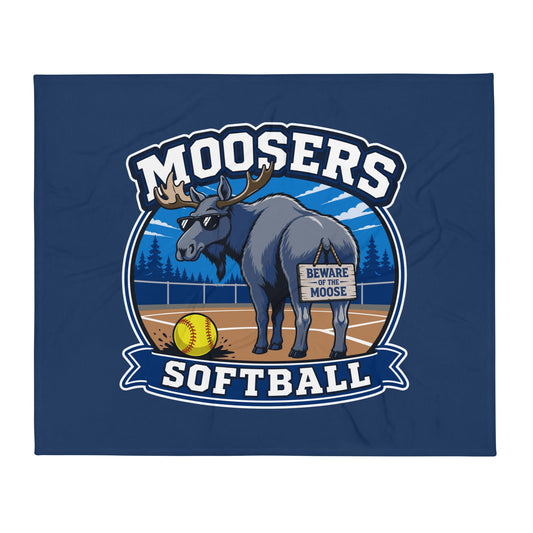 Throw Blanket | Moosers | Moose Diamond Mark Logo