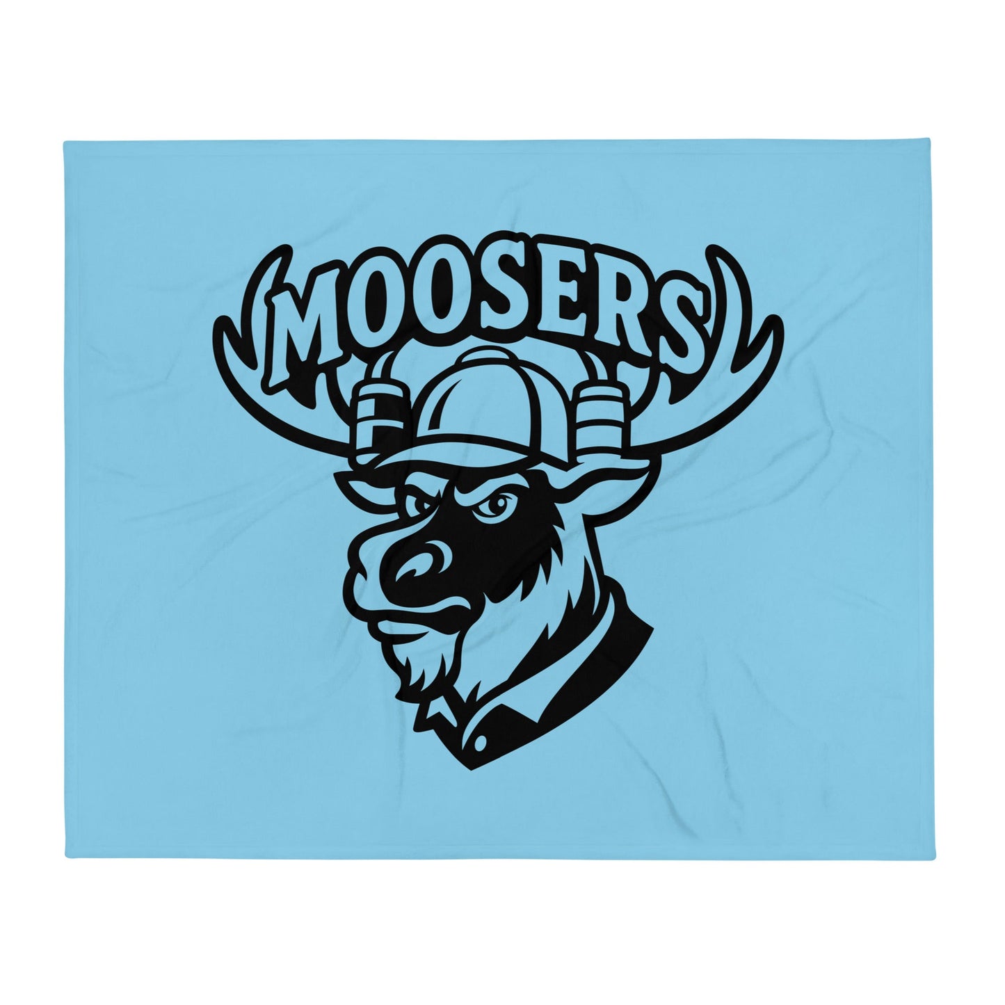 Throw Blanket | Moosers | Vanguard Logo