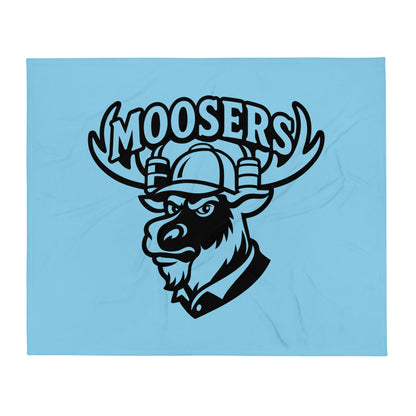Throw Blanket | Moosers | Vanguard Logo
