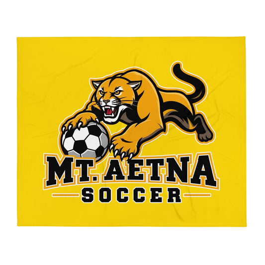 Throw Blanket | Mt. Aetna Adventist School | Soccer Apex Logo