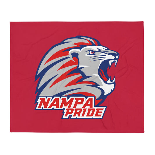 Throw Blanket | Nampa Pride | Mascot Logo