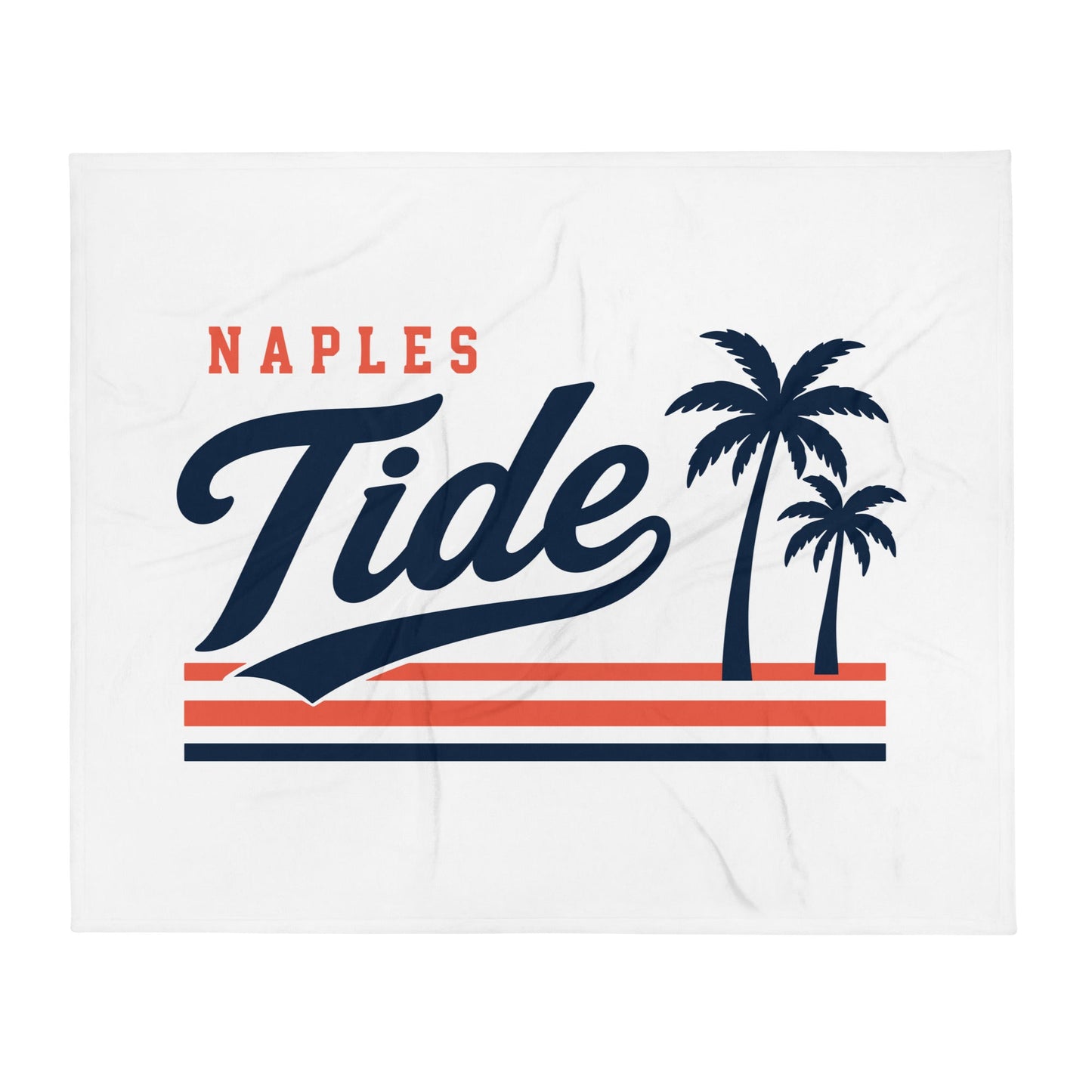Throw Blanket | Naples Tide | Crest Logo