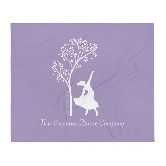 Throw Blanket | New Creations Dance Company | Alt Logo