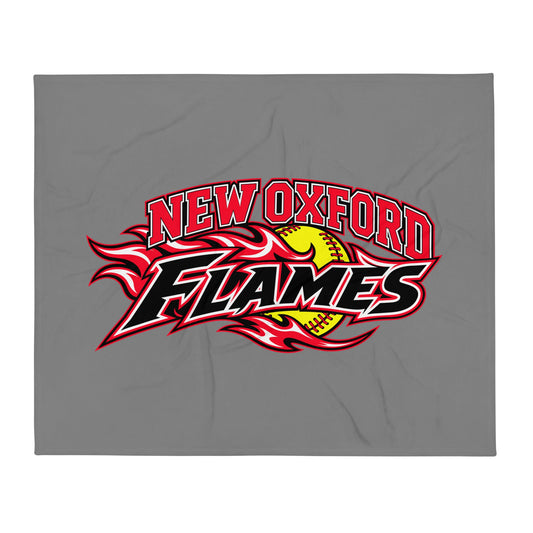 Throw Blanket | New Oxford Girls Softball Association | Crest Logo