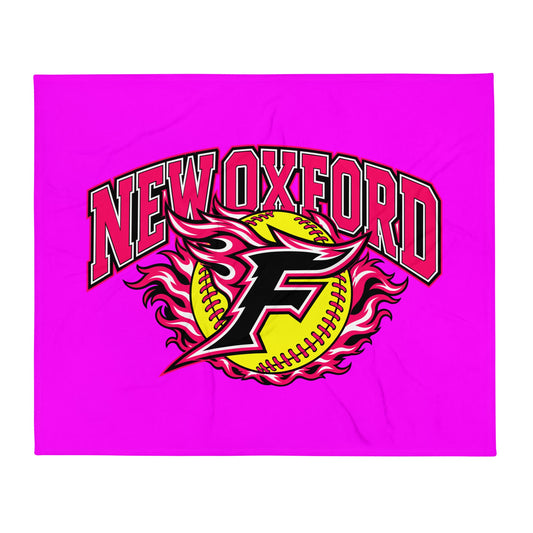 Throw Blanket | New Oxford Girls Softball Association | Valor Logo