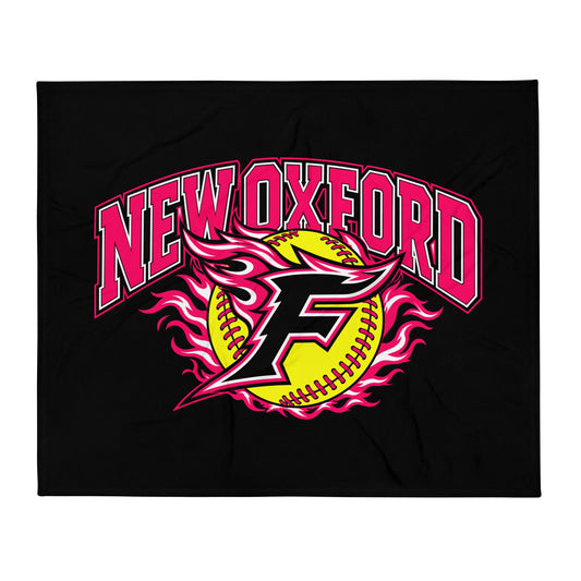 Throw Blanket | New Oxford Girls Softball Association | Vanguard Logo