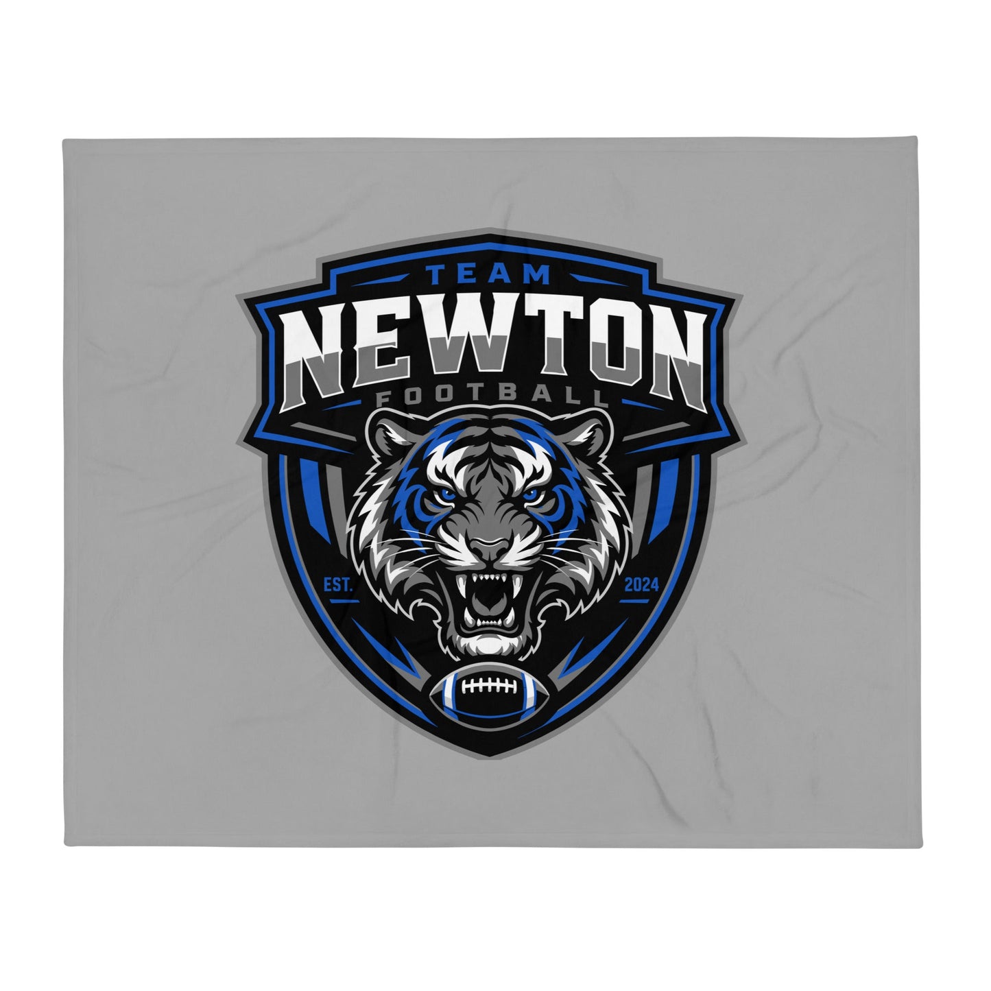 Throw Blanket | Newton Youth football league | Shield Logo