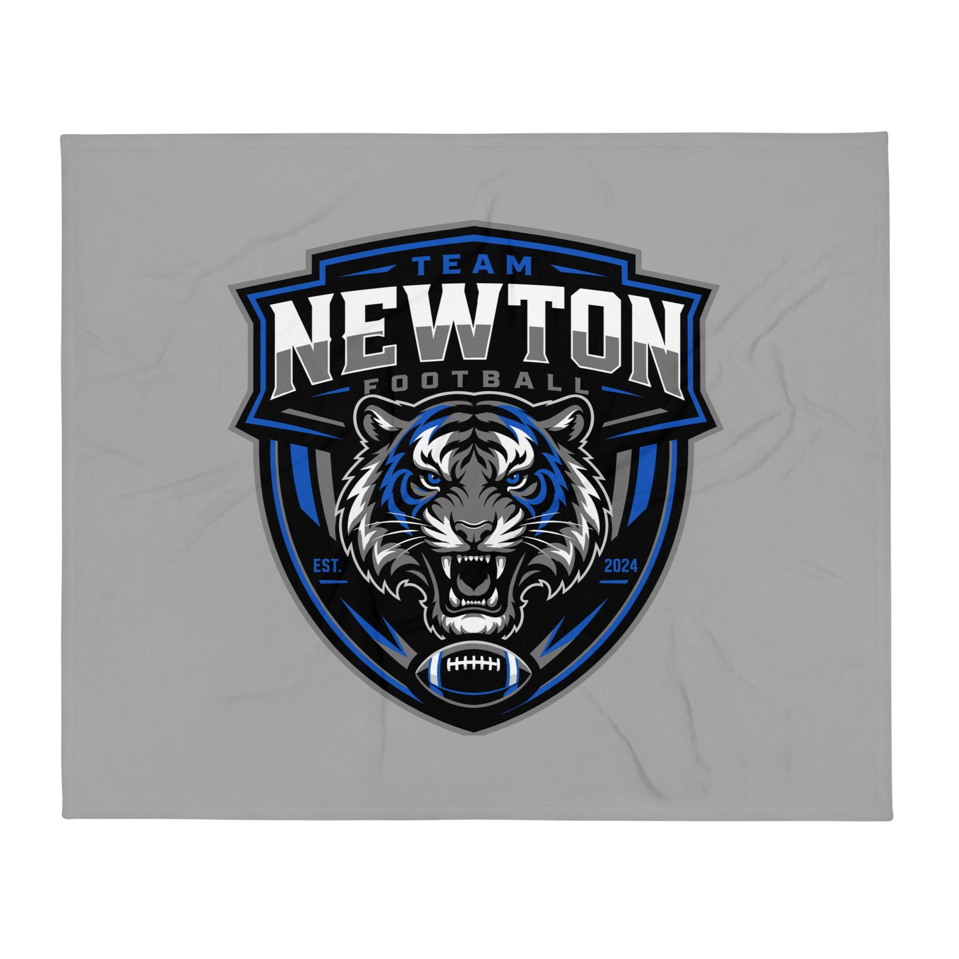 Throw Blanket | Newton Youth football league | Shield Logo