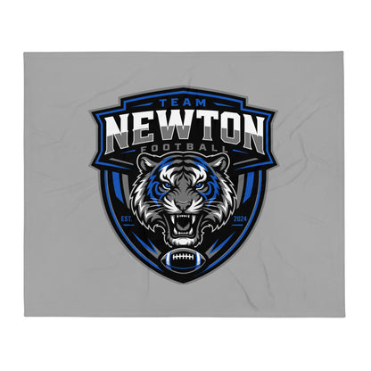 Throw Blanket | Newton Youth football league | Shield Logo